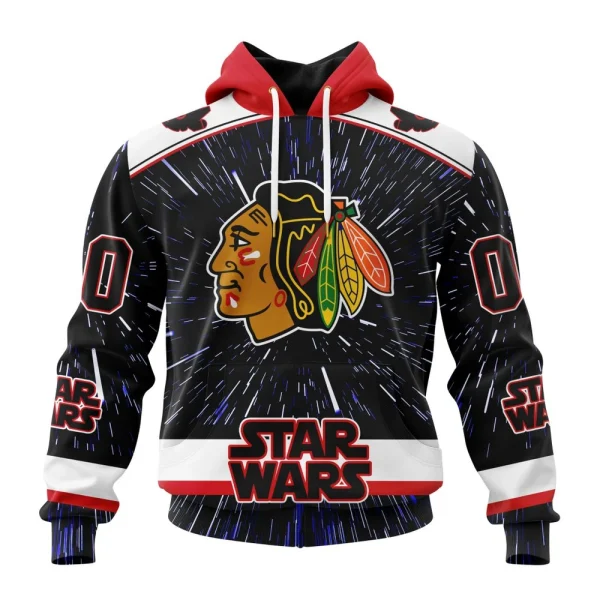 Hoodie NHL Chicago Blackhawks Special Star Wars Design St2303