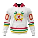 Hoodie NHL Chicago Blackhawks Special Whiteout Design St2401