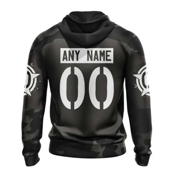 Hoodie NHL Colorado Avalanche Special Black Camo Design For Veterans Day St2304 - Image 2
