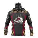 Hoodie NHL Colorado Avalanche Special Camo Hunting Design V2302
