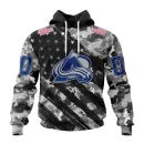 Hoodie NHL Colorado Avalanche Special Camo Military Design St2301