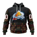 Hoodie NHL Colorado Avalanche Special Design For Black History Month St2401