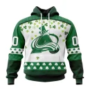 Hoodie NHL Colorado Avalanche Special Design For St. Patrick Day St2401