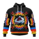 Hoodie NHL Colorado Avalanche Special Design With Native Pattern St2306