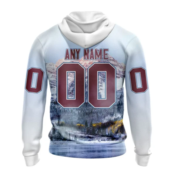 Hoodie NHL Colorado Avalanche Special Design With Rocky Mountain St2301 - Image 2