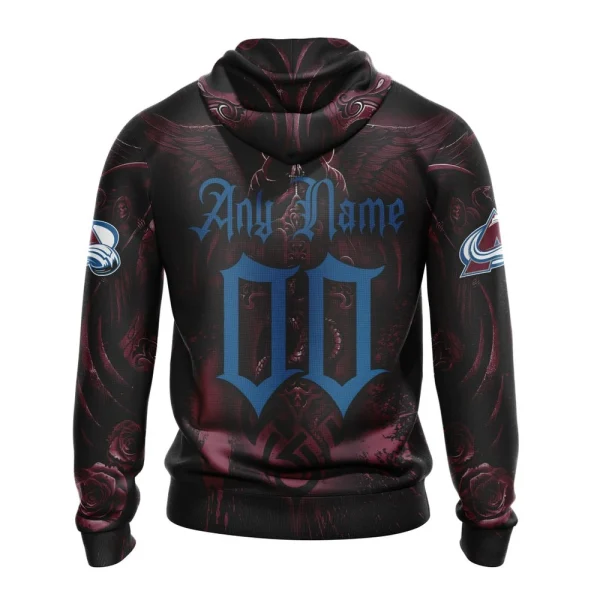 Hoodie NHL Colorado Avalanche Special Design With Skull Art St2203 - Image 2