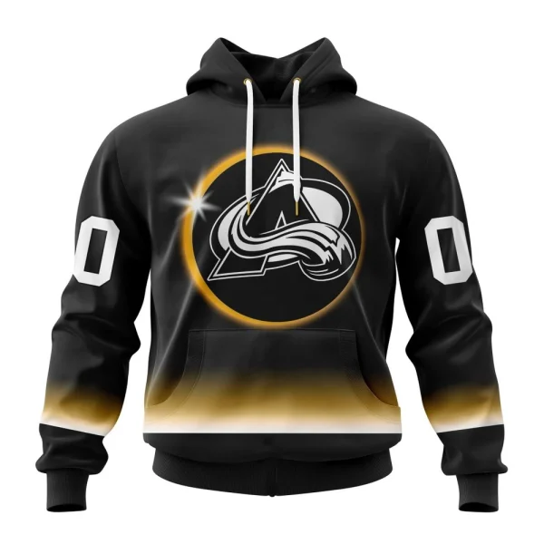 Hoodie NHL Colorado Avalanche Special Eclipse Design St2401