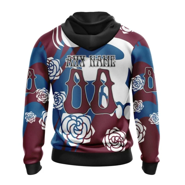 Hoodie NHL Colorado Avalanche Special Grateful Dead Design St2305 - Image 2
