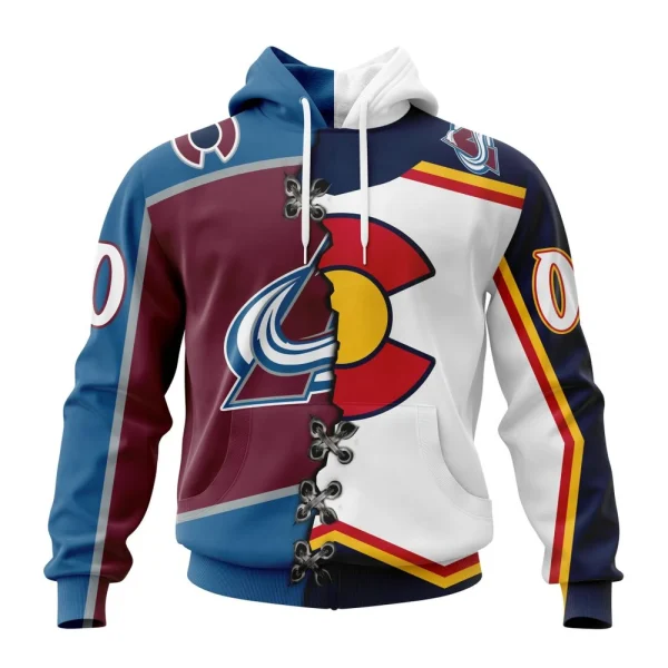 Hoodie NHL Colorado Avalanche Special Home Mix Reverse Retro Personalized Kits