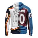 Hoodie NHL Colorado Avalanche Special Home Mix Reverse Retro Personalized Kits
