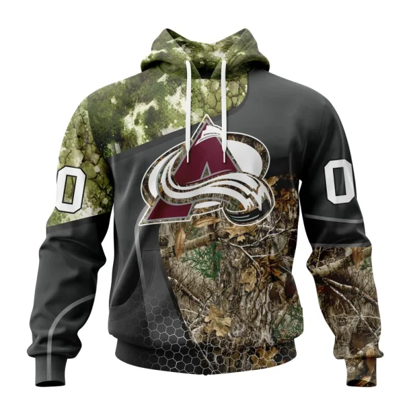 Hoodie NHL Colorado Avalanche Special Hunting Camo Design St2302