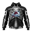 Hoodie NHL Colorado Avalanche Special Skeleton Costume For Halloween St2301