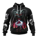Hoodie NHL Colorado Avalanche Special Skull Art Design St2301