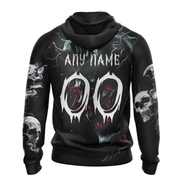 Hoodie NHL Colorado Avalanche Special Skull Art Design St2301 - Image 2