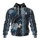 Hoodie NHL Colorado Avalanche Special Skull Native Design St2301