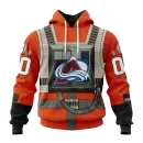 Hoodie NHL Colorado Avalanche Star Wars Rebel Pilot Design St2201