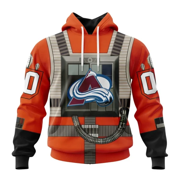 Hoodie NHL Colorado Avalanche Star Wars Rebel Pilot Design St2201