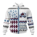 Hoodie NHL Colorado Avalanche, Specialized Unisex Christmas Is Coming V01