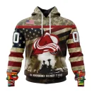 Hoodie NHL Colorado Avalanche, Specialized Unisex Kits Remember Pearl Harbor