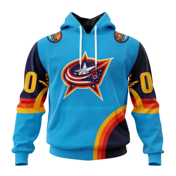 Hoodie NHL Columbus Blue Jackets Special All-Star Game Design With Atlantic Ocean