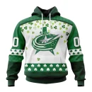 Hoodie NHL Columbus Blue Jackets Special Design For St. Patrick Day St2401