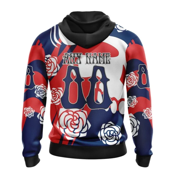 Hoodie NHL Columbus Blue Jackets Special Grateful Dead Design St2305 - Image 2