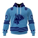 Hoodie NHL Columbus Blue Jackets Special Two-Tone Design St2401