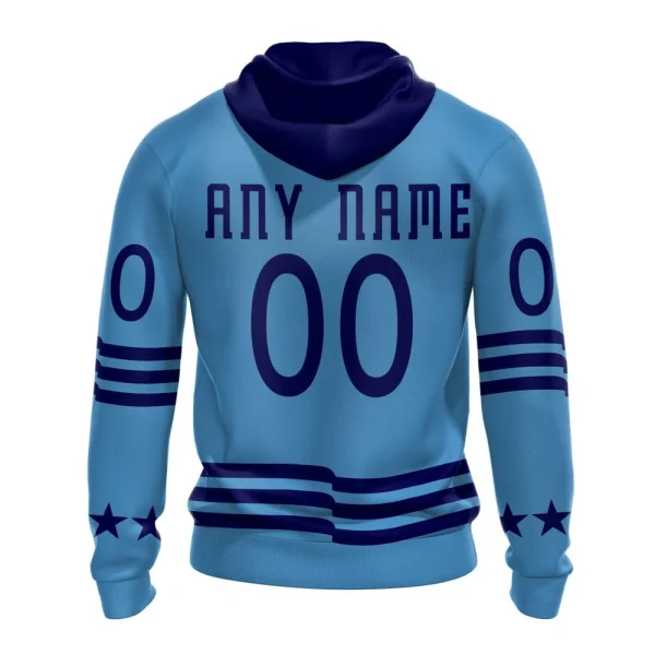 Hoodie NHL Columbus Blue Jackets Special Two-Tone Design St2401 - Image 2