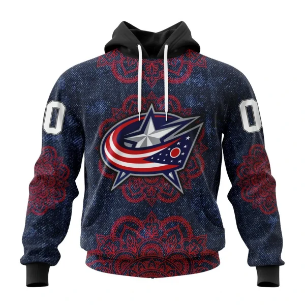 Hoodie NHL Columbus Blue Jackets, Specialized Mandala Style St2201