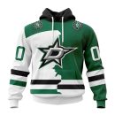 Hoodie NHL Dallas Stars Personalize Home Mix Away Kits