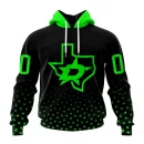 Hoodie NHL Dallas Stars Special Blackout Design St2401