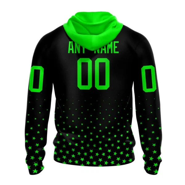 Hoodie NHL Dallas Stars Special Blackout Design St2401 - Image 2