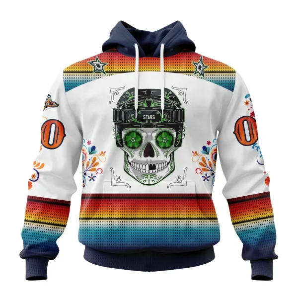 Hoodie NHL Dallas Stars Special Design For Dia De Los Muertos St2301