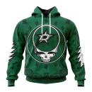 Hoodie NHL Dallas Stars Special Grateful Dead Design St2303