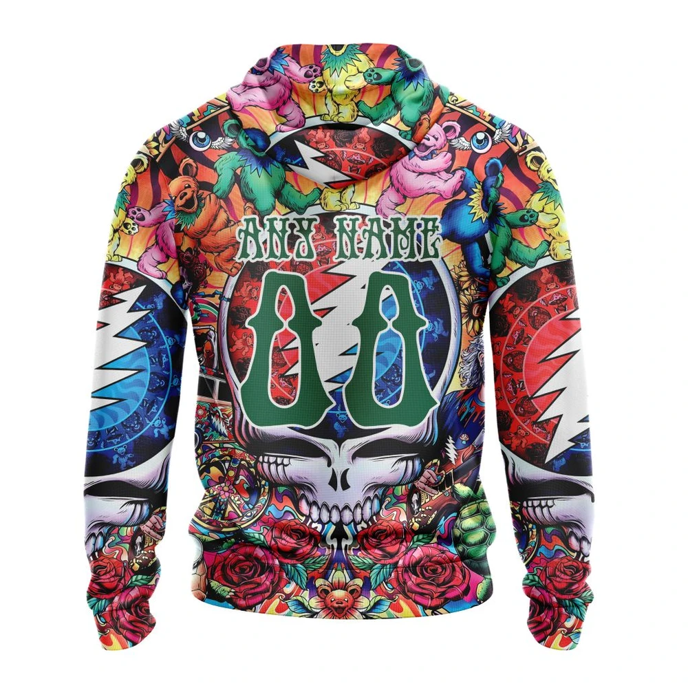 Hoodie NHL Dallas Stars Special Grateful Dead Design St2304