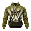 Hoodie NHL Dallas Stars Special Military Camo Kits For Veterans Day And Rememberance Day St2201
