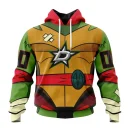 Hoodie NHL Dallas Stars Special Teenage Mutant Ninja Turtles Design St2301