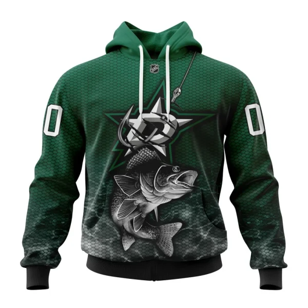 Hoodie NHL Dallas Stars, Specialized Fishing Style St2201