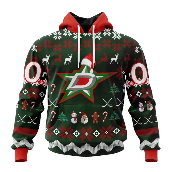 Hoodie NHL Dallas Stars, Specialized Unisex Christmas Is Coming