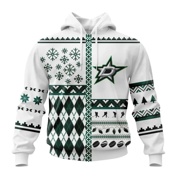Hoodie NHL Dallas Stars, Specialized Unisex Christmas Is Coming V01