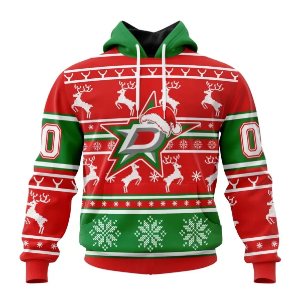 Hoodie NHL Dallas Stars, Specialized Unisex Christmas Is Coming V02