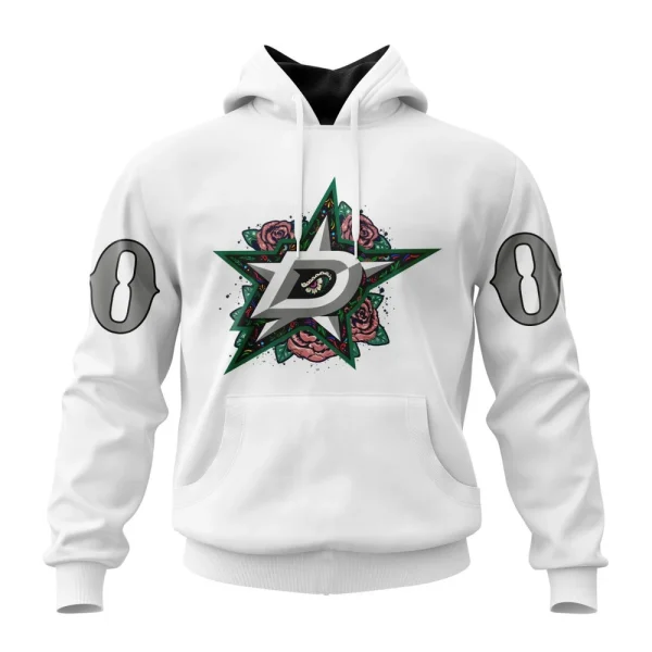 Hoodie NHL Dallas Stars, Specialized Unisex Kits Dia De Muertos