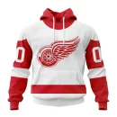 Hoodie NHL Detroit Red Wings Personalized Away Kits