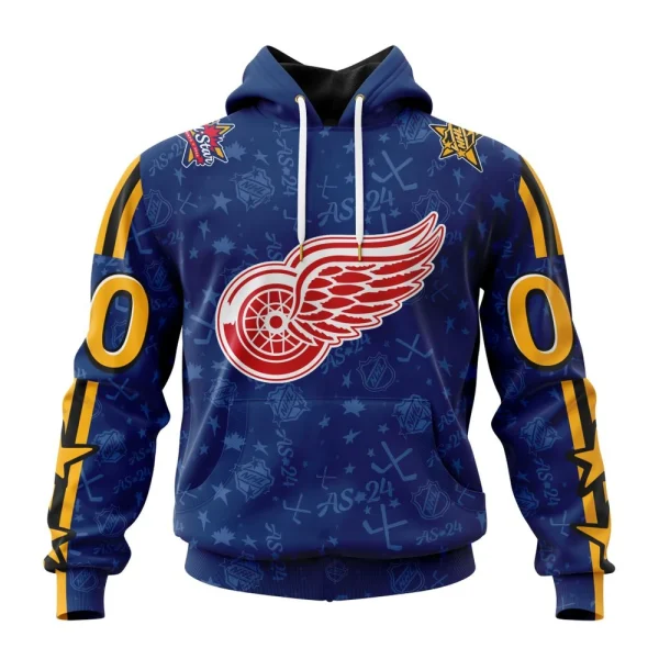 Hoodie NHL Detroit Red Wings Special All-Star Game Design St2401