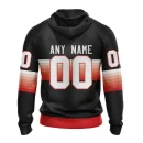 Hoodie NHL Detroit Red Wings Special Black And Gradient Design St2301