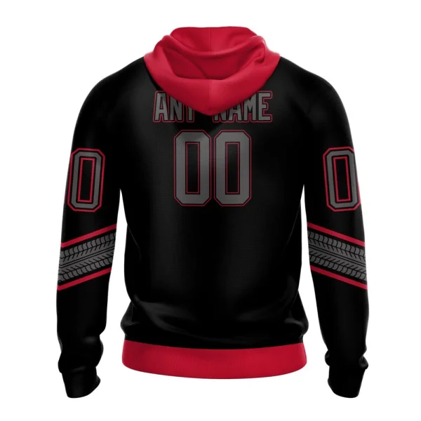 Hoodie NHL Detroit Red Wings Special Blackout Design St2401 - Image 2