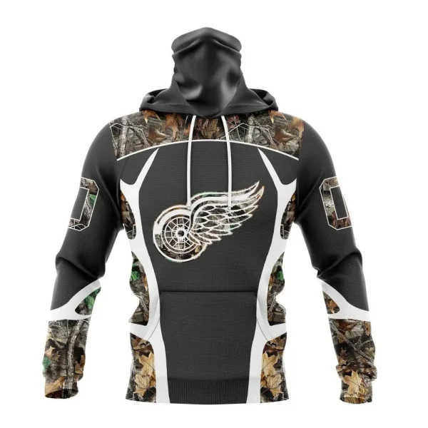 Hoodie NHL Detroit Red Wings Special Camo Hunting Design V2302