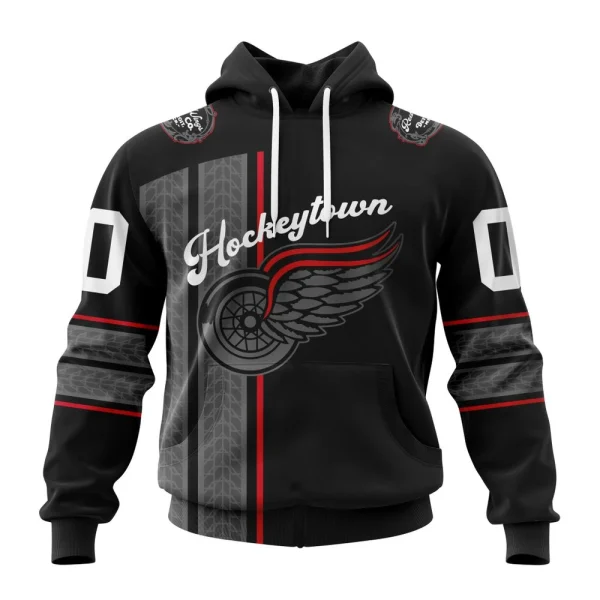 Hoodie NHL Detroit Red Wings Special City Connect Design St2402