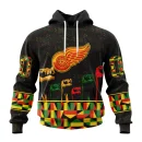 Hoodie NHL Detroit Red Wings Special Design Celebrate Black History Month St2201