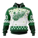 Hoodie NHL Detroit Red Wings Special Design For St. Patrick Day St2401